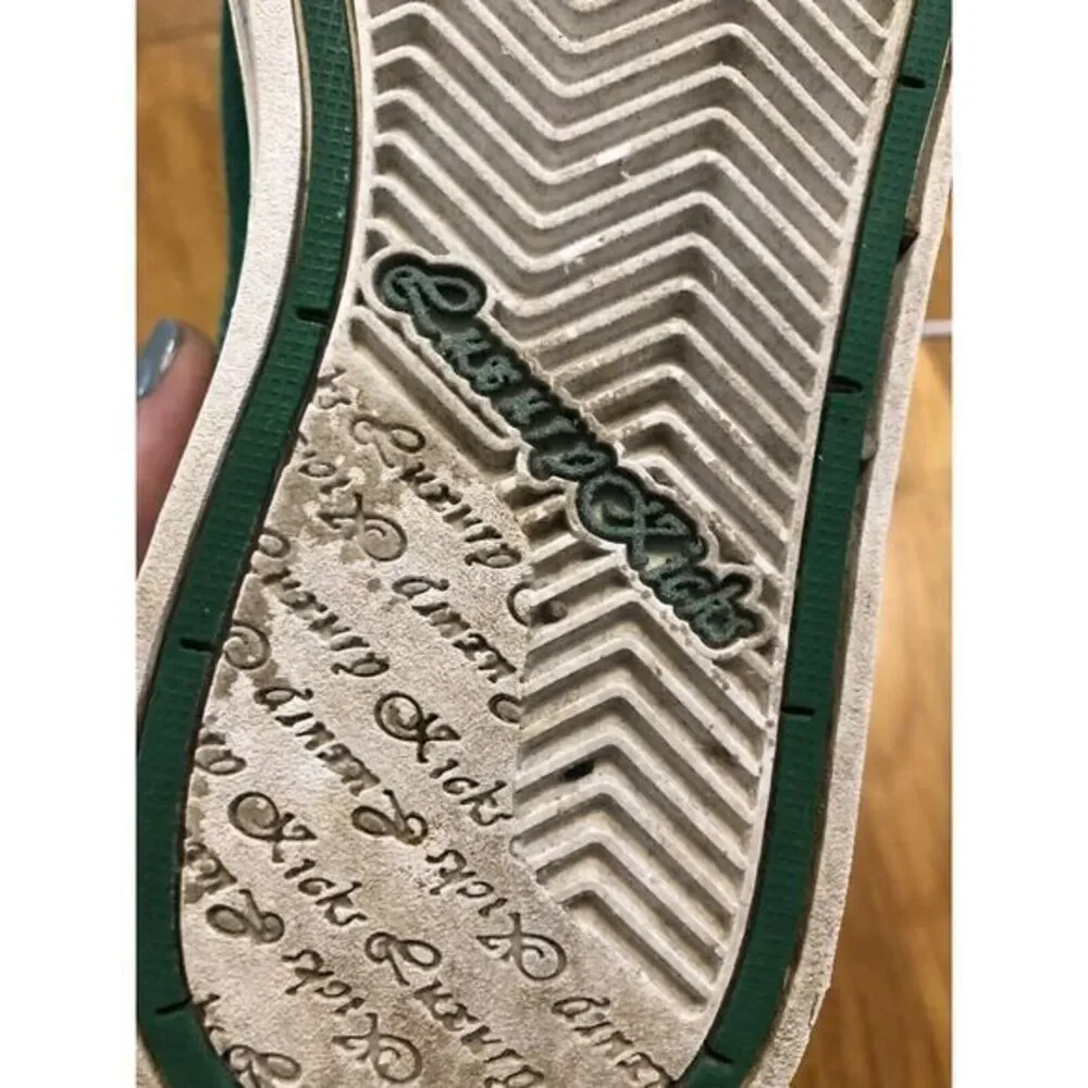 Vlado spectro luxury footwear Kids Unisex Tennis‎ shoes Sz 1.5 Kelly Green court